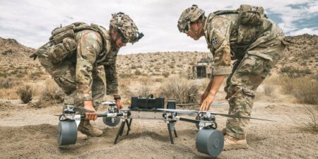 British soldiers are figuring out where flying drones and ground robots fall short