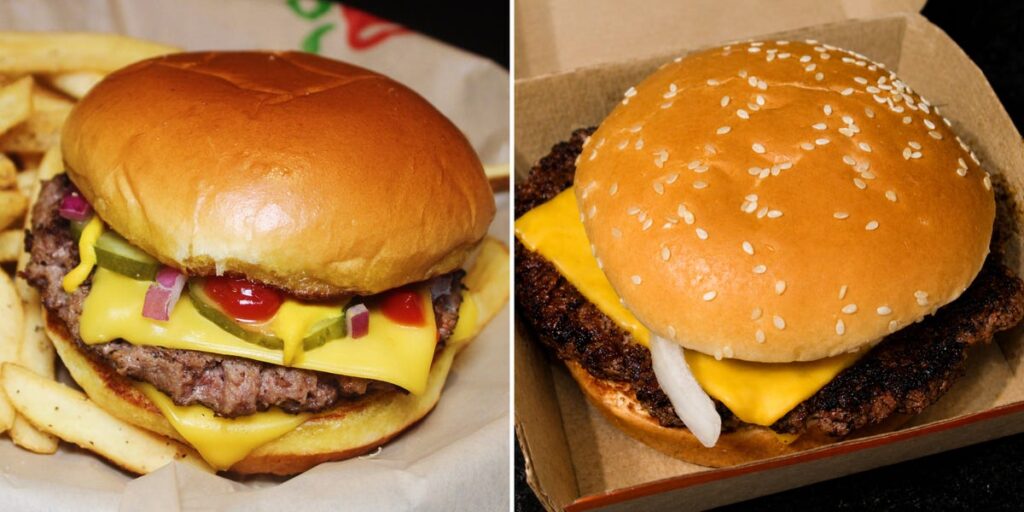 I compared Chili’s Big QP cheeseburger and McDonald’s Quarter Pounder. One was a better value.