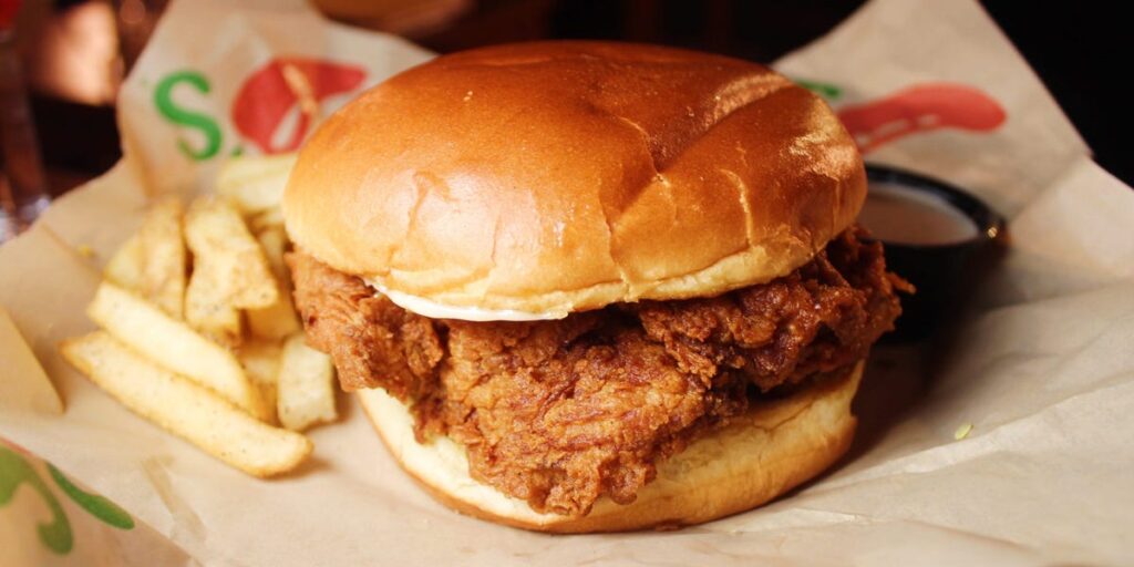 I tried Chili’s crispy chicken sandwich, which is driving sales. It showed me why the chain is winning the value wars. I tried Chili’s crispy chicken sandwich, which is driving sales. It showed me why the chain is winning the value wars.