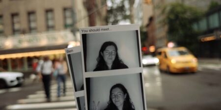 I tried a photobooth in NYC that matches you with a mystery soulmate — but there’s a big catch