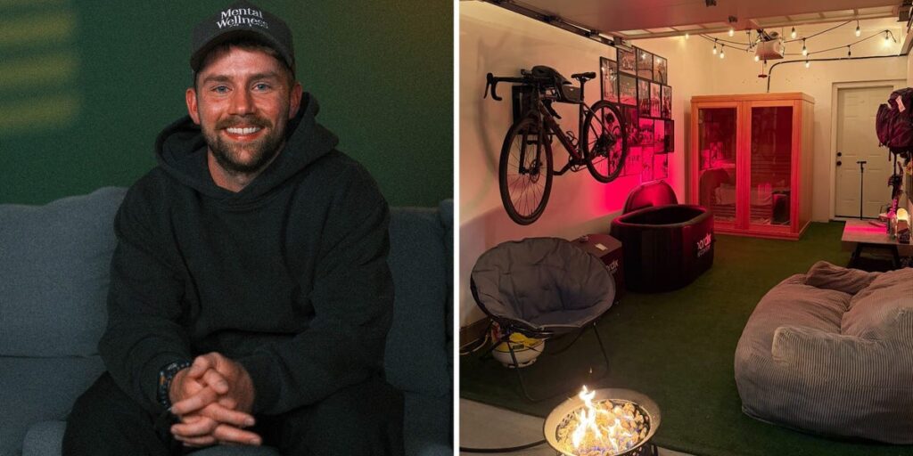 I turned my garage into a wellness hub for ,000. Now my friends come over for the sauna and cold plunge, not drinks.