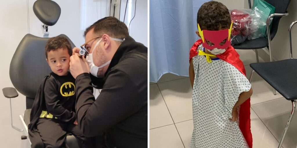 My young patients fly into surgery dressed as superheroes. Surgery became a lot less scary for them.