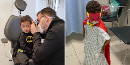 My young patients fly into surgery dressed as superheroes. Surgery became a lot less scary for them.