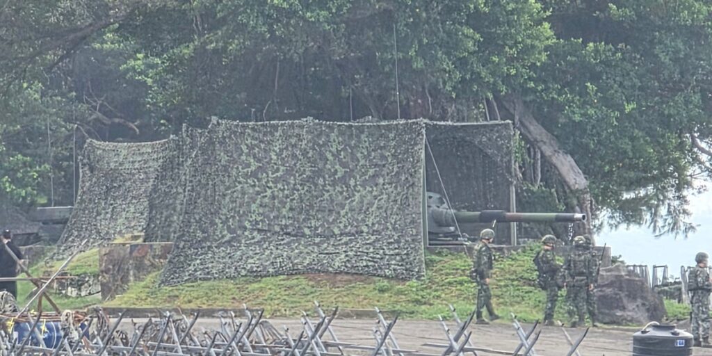 Taiwan is using Frankenstein-style tanks made with old Patton designs to guard the gateway to its capital