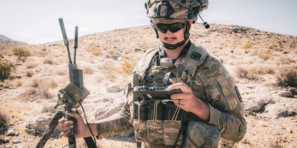 These smartphones on soldiers’ chests are becoming an important tool in the US Army’s plans for a high-tech fight