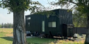 We moved our 350-square-foot tiny home from the mountains of California to a city in the Pacific Northwest