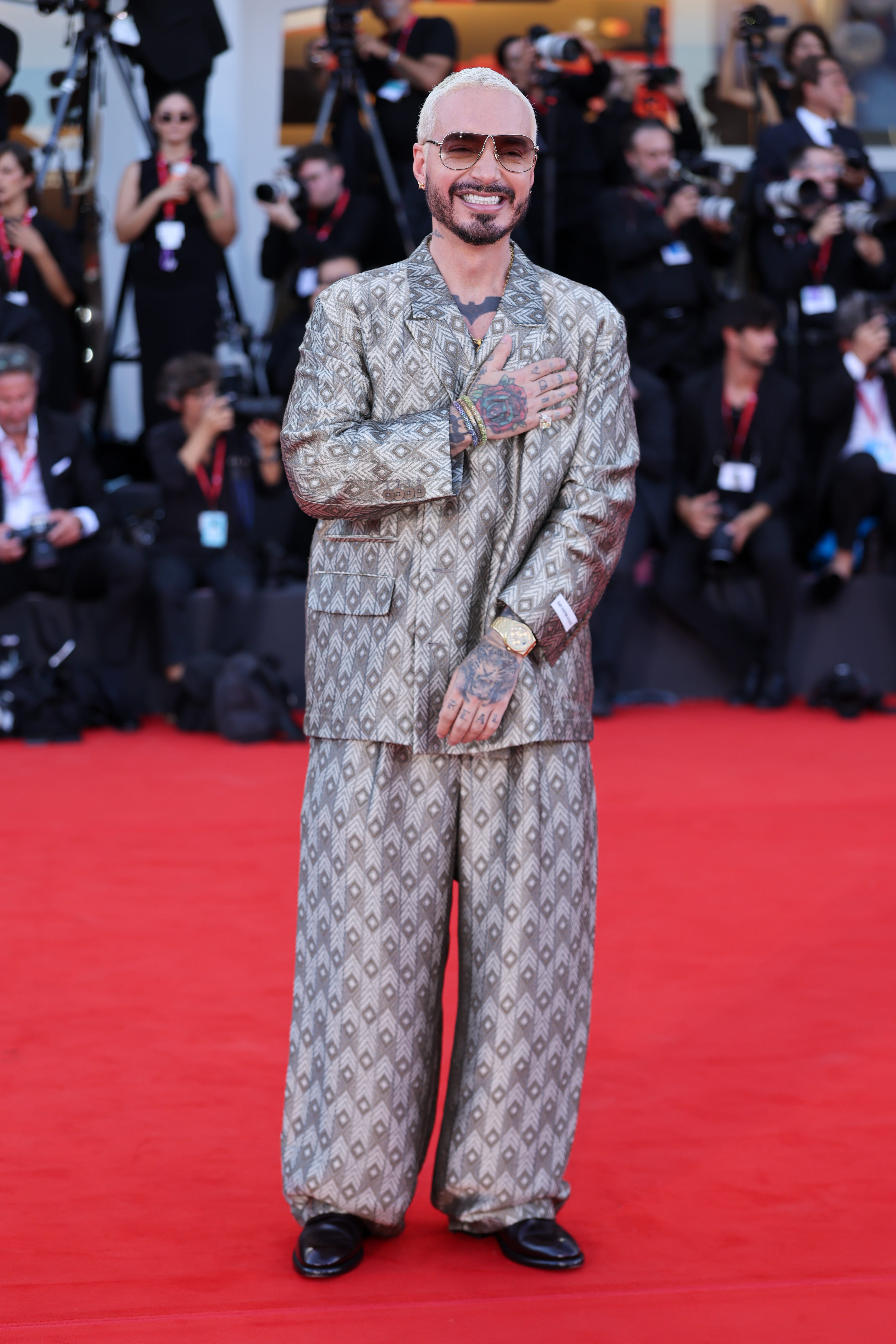 J Balvin at the 2026 Venice International Film Festival.