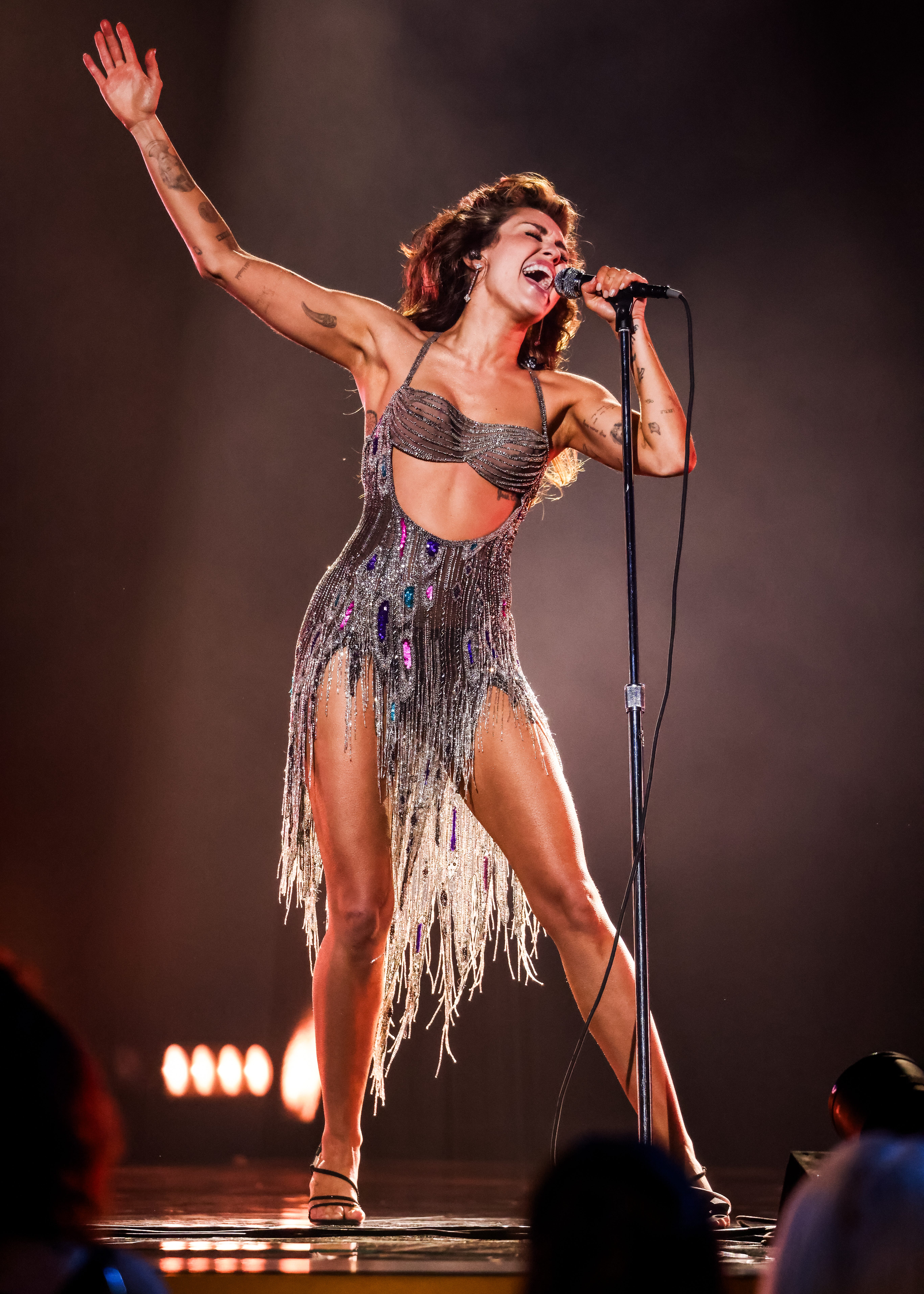 Miley Cyrus performs onstage during the 66th GRAMMY Awards on February 04, 2024 in Los Angeles, California.