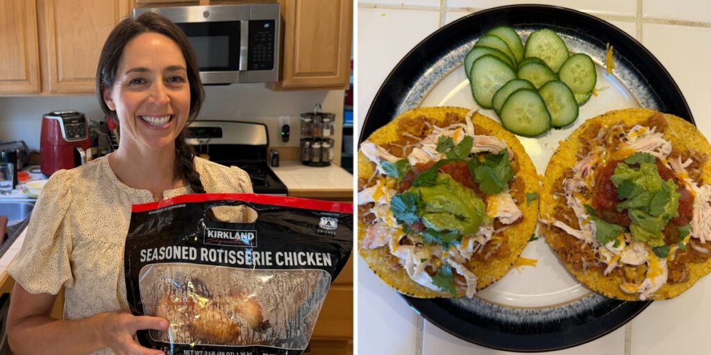 I’m a dietitian and mom. Here’s how I turn one rotisserie chicken into a week of easy, well-balanced meals.