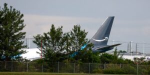 An Amazon Prime Air cargo plane crashed after it overshot a runway at Miami International Airport