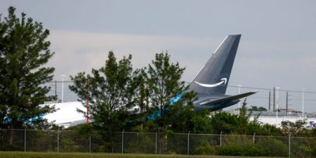 An Amazon Prime Air cargo plane crashed after it overshot a runway at Miami International Airport