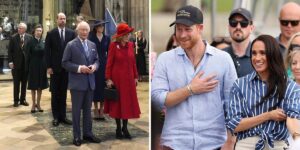Prince Harry and Meghan Markle are back in the UK, but they’re still not working royals. Here are the 11 family members on duty.