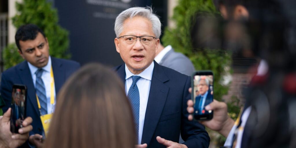 Nvidia CEO Jensen Huang says cybersecurity is AI’s next blockbuster app