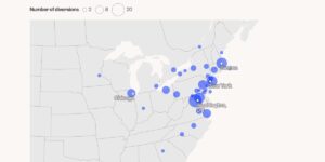 Mapped: The 165 flights diverted during air traffic chaos when a fiber-optic cable was accidentally cut