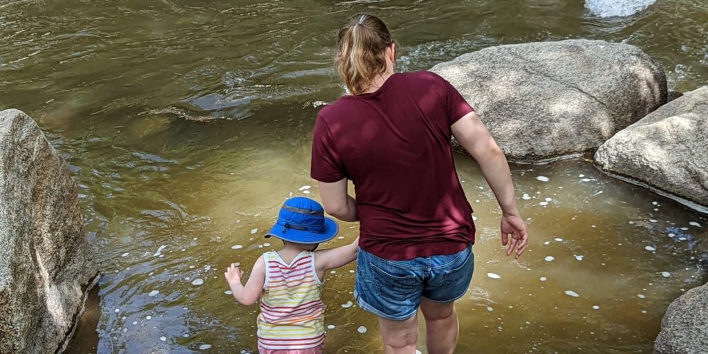 A stranger yelled at my child to stop crying. After standing up for my daughter, I stopped being so hard on myself.