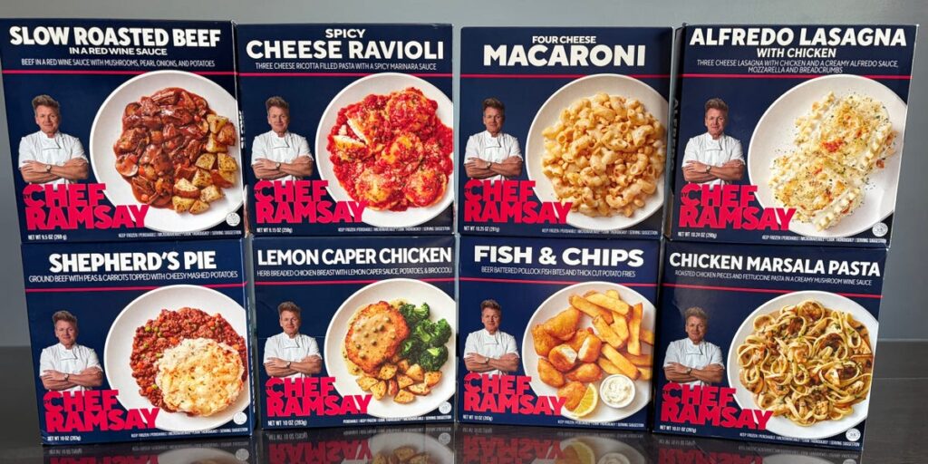 I tried 8 of Gordon Ramsay’s frozen meals and ranked them from worst to best
