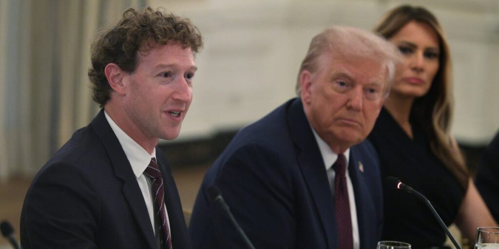 Trump revealed the seating chart for his big AI meeting. See who’s in — and who’s missing. Trump revealed the seating chart for his big AI meeting. See who’s in — and who’s missing.