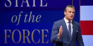Pete Hegseth’s got a new vision for the military. It leans on drone swarms, chaplains, and tech leaders like Elon Musk and Palmer Luckey. Pete Hegseth’s got a new vision for the military. It leans on drone swarms, chaplains, and tech leaders like Elon Musk and Palmer Luckey.