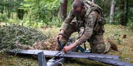 Half the drones in a recent US Army combat exercise were designed to be expendable Half the drones in a recent US Army combat exercise were designed to be expendable