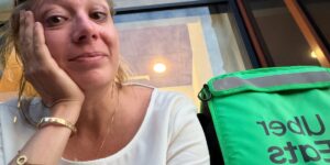 I’m 45 and spent months trying to find a new corporate job. Now I’m delivering food to support my 2 kids.