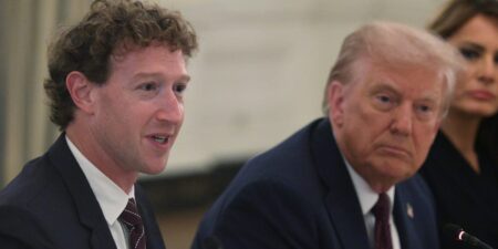 Zuckerberg opposed AI regulation proposal in private call with Trump